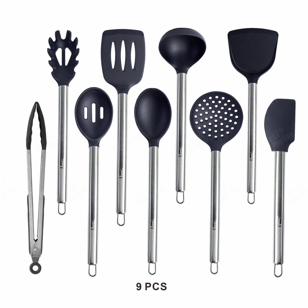 Silikon Küche Utensil einstellen nicht Stock geschirr Spatel Schaufel Löffel Dreher Kochen Werkzeug Wärme Beständig Cookwear Zubehör