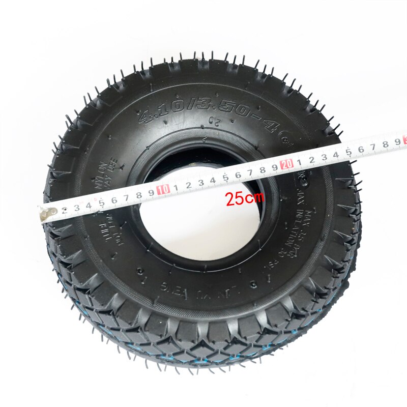 Neumático interno para patinete eléctrico, 4,10x350-4, 4,10/3,50-4 pulgadas, tubo de 0uter
