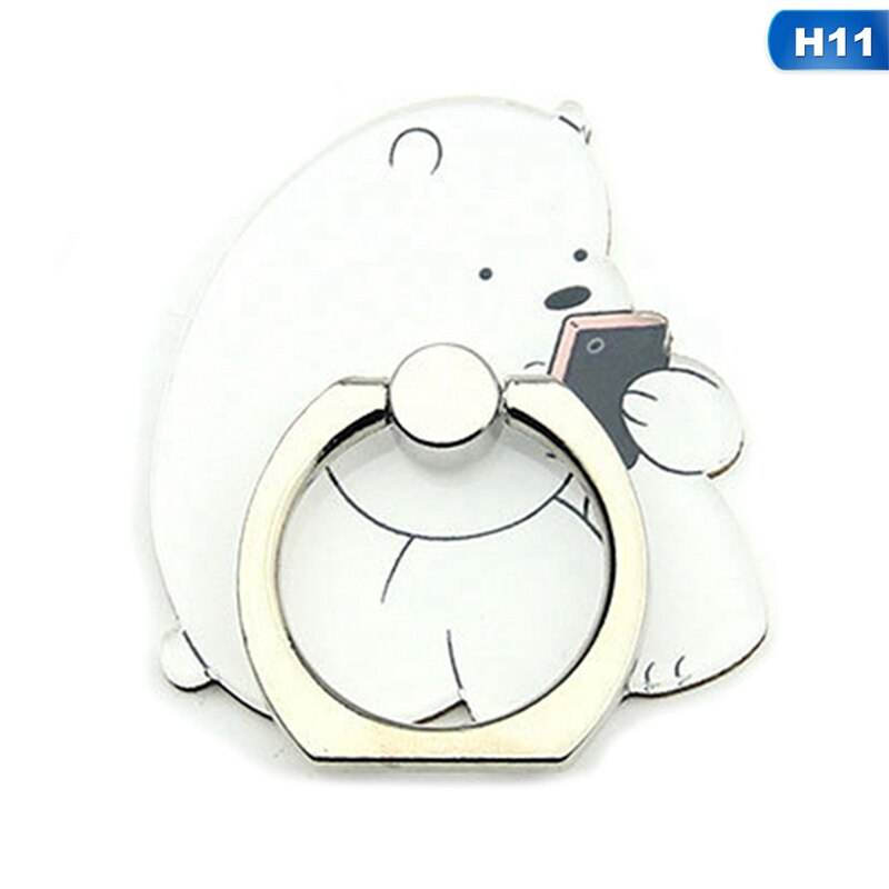 Handy Ständer Halter Cartoon Schönheit Dame Finger Ring Smartphone Niedlichen Tier Bär Panda Halter Stehen: 11