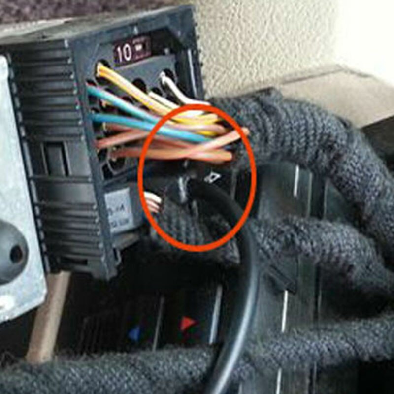Adaptador de Cable de entrada auxiliar para coche, 1 unidad, 10 pines, interfaz de Radio para BMW E46 1998-2006, Cable auxiliar para automóvil