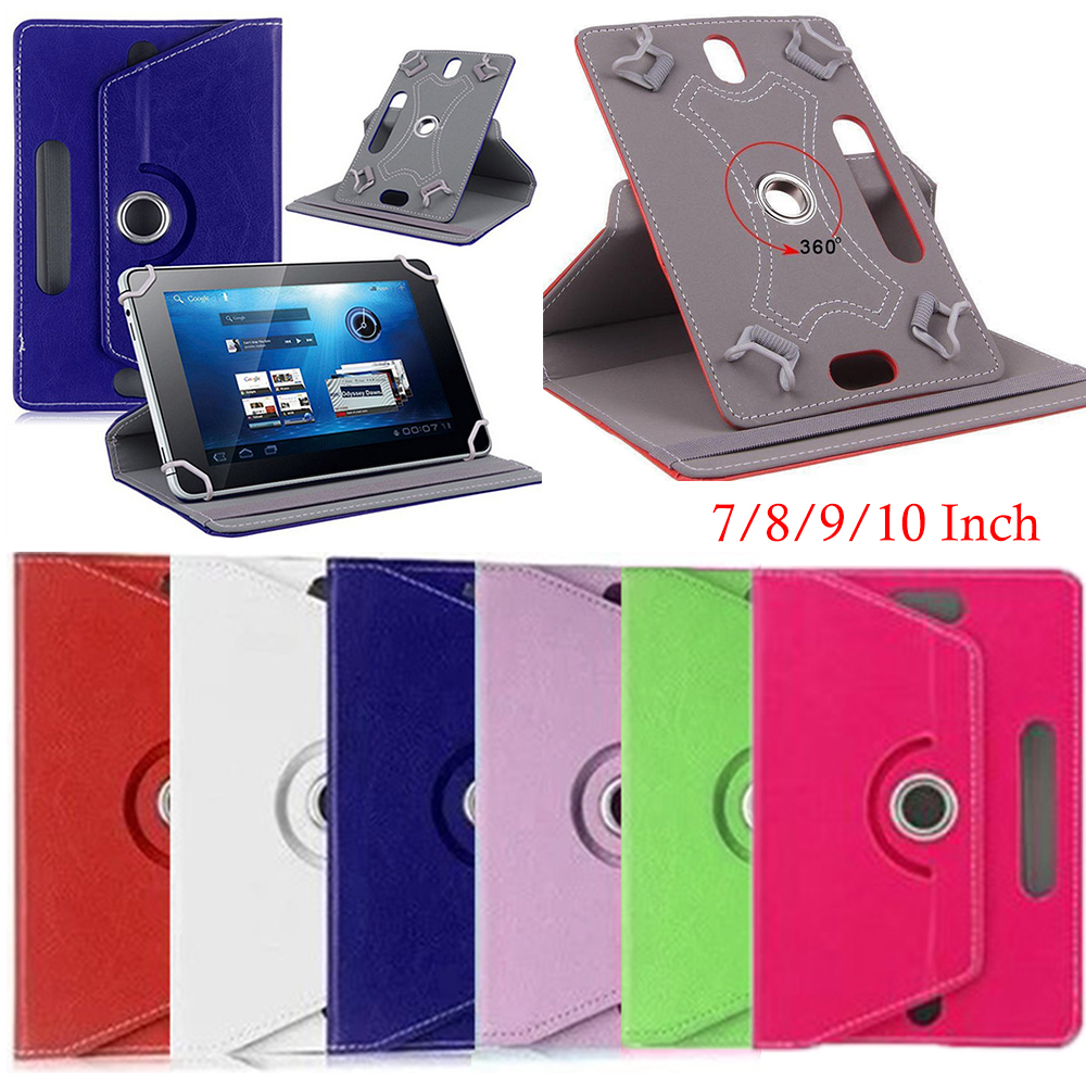 10 pouces 360 degrés Rotation housse pour tablette universelle tablette housse étui à PC en cuir protecteur universel manchon Durable
