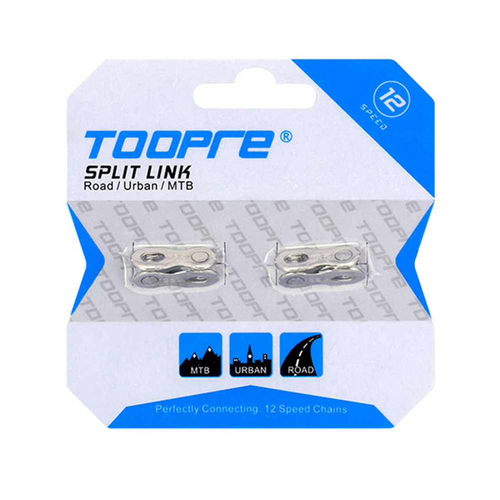 2 Pairs MTB Bicycle Chain Link Connector Joints Cycling Quick Master Links 6/7/8/9/10/11/12Speed Mountain Bike Parts: 12S