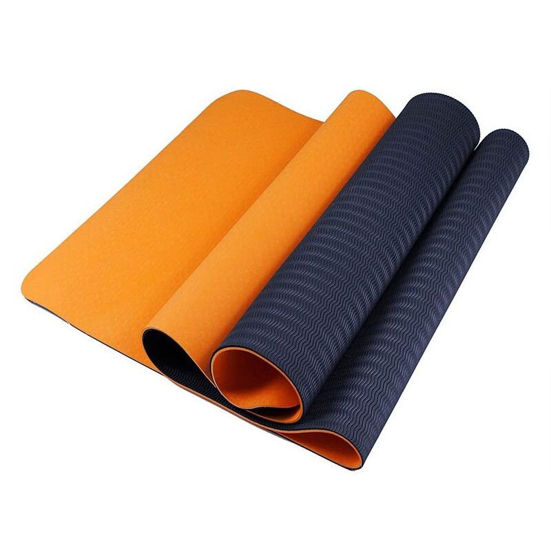 Tapis de Fitness TPE résistant aux déchirures, , Sport, perte de poids, Fitness, pour femmes: orange