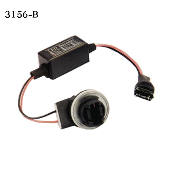 Lot de 7440 w21w t20 2 anti-erreur canbus, décodeur led, avertissement, annuleur d'erreur pour ampoule de clignotant led, décodeur d'ampoule led: 3156- b