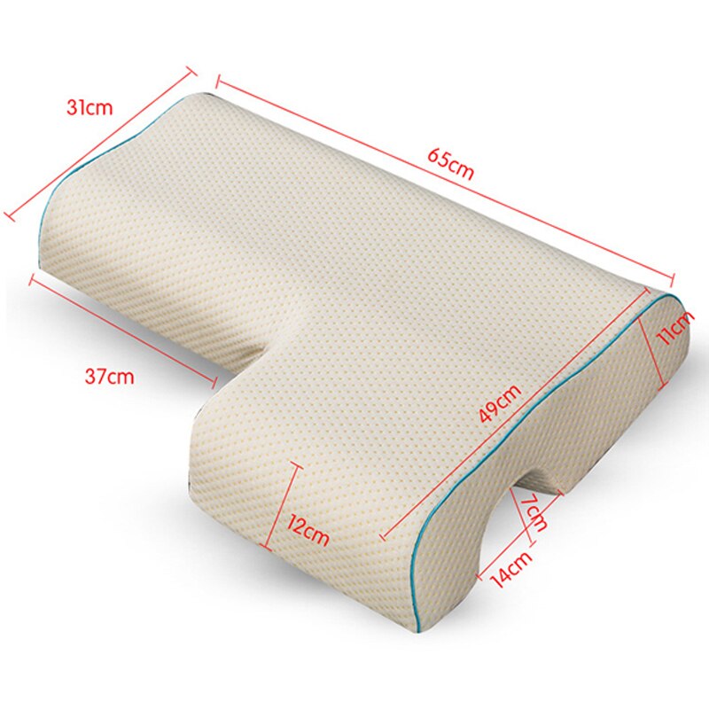 Couple Pillow Side Sleeper Pillows for Neck Shoulder Pain Cuddle Arm Pillow Protection Cervical Anti-Hand Paralysis for Sleeping