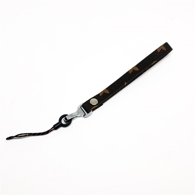 20cm short Safety wrist TOP leather Lanyard ID Card For USB Holder ID Card Hang Rope For Camera Cell Mobile Phone Strap: 5