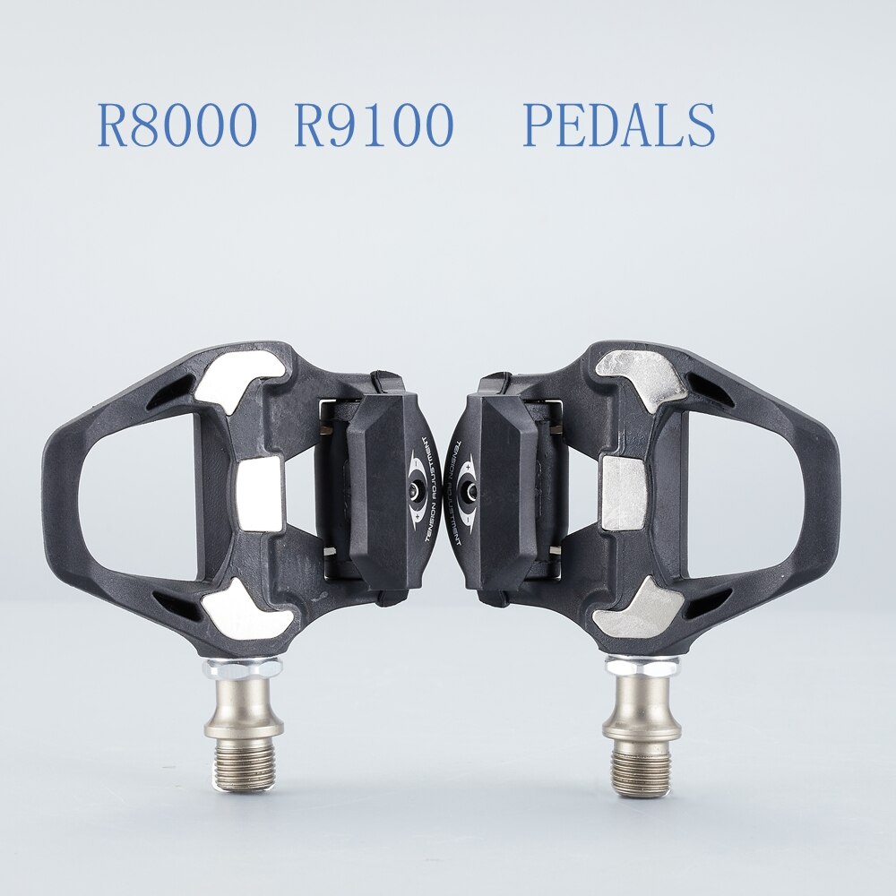 Pédales de vélo de route autobloquantes, accessoires de cyclisme, sans cliquetis, avec fixations, R8000, R9100