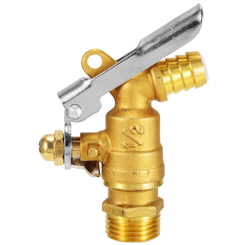 Yellow 4 Points Brass Tap With Lock Faucets Single Handle Water Mixer Taps Bath Finish Brass Basin Sink