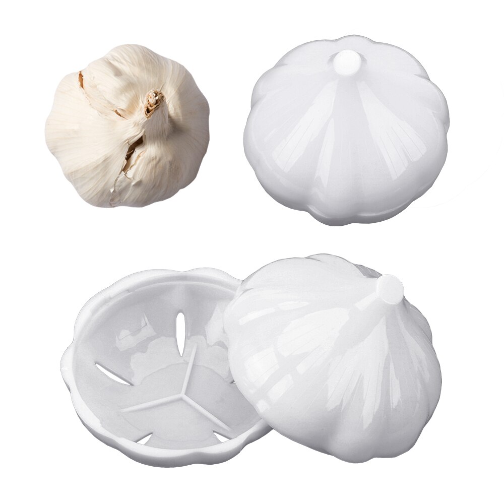 Hoomin plastik korn sorteringsbeholder sprød boks grøntsagsbeholdere opbevaringsboks løg hvidløg tomater citron grøn peber