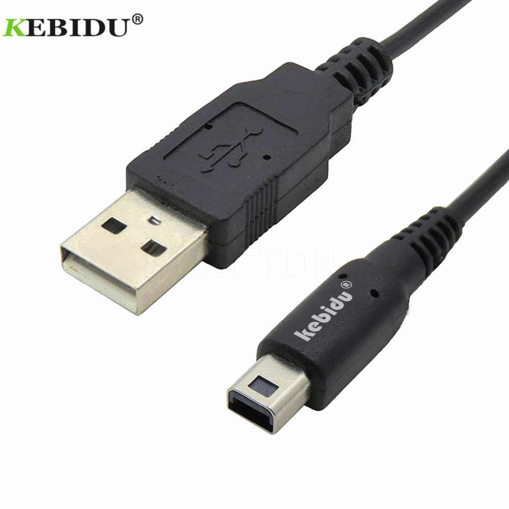 KEBIDU-Cable Micro USB para sincronización de datos, cable de carga para Gameboy 3DS XL LL, 1M, 1,2 M,