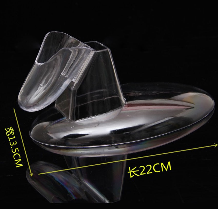 Nova Unisex Transparente Pés Torso Manequim Socks Exibição Suporte De Plástico Oco