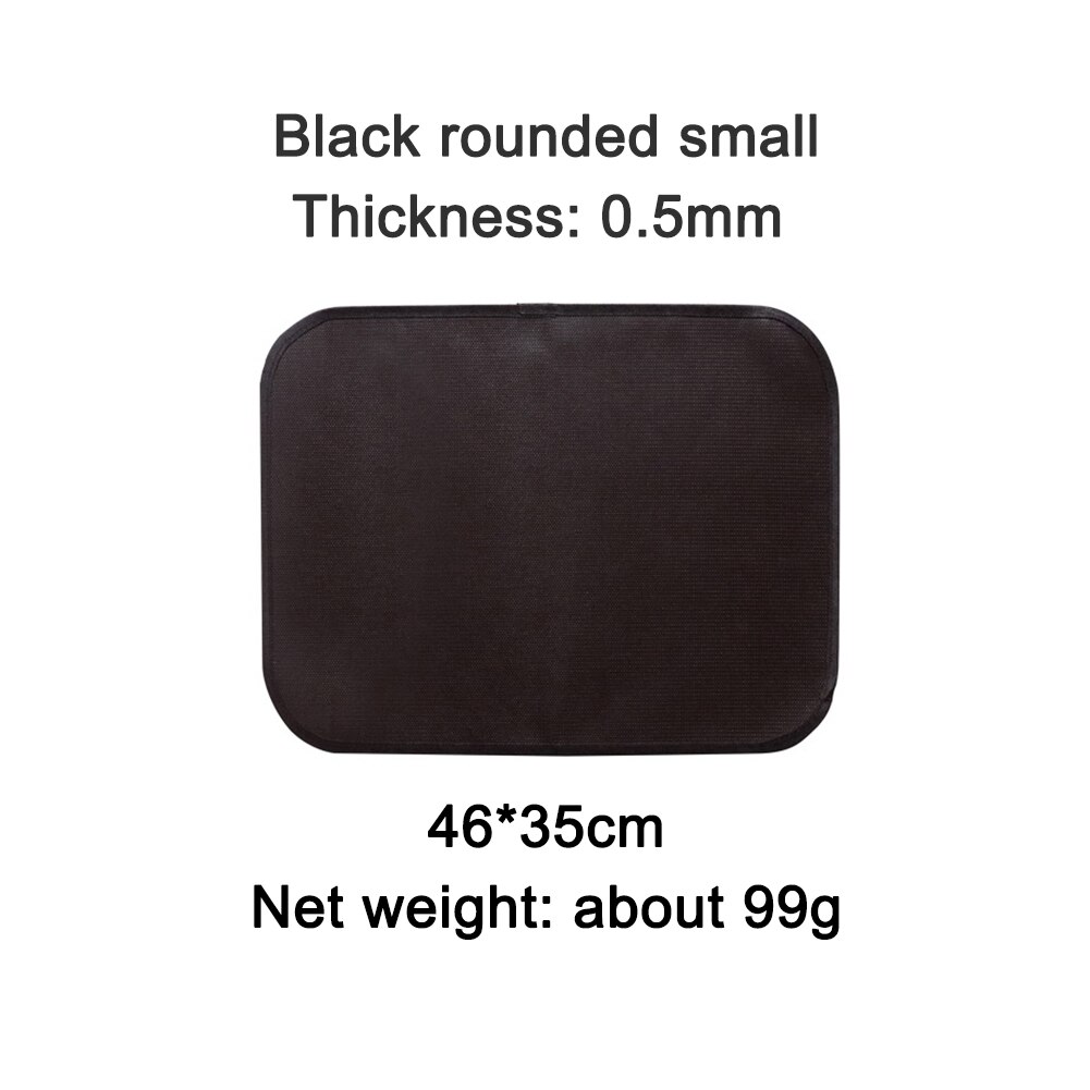 BBQ Flame Retardant Protective Mat Outdoor Camping Insulation Blanket Floor Protection Mat Insulation Silicone Fireproof Cloth: 46x35cm