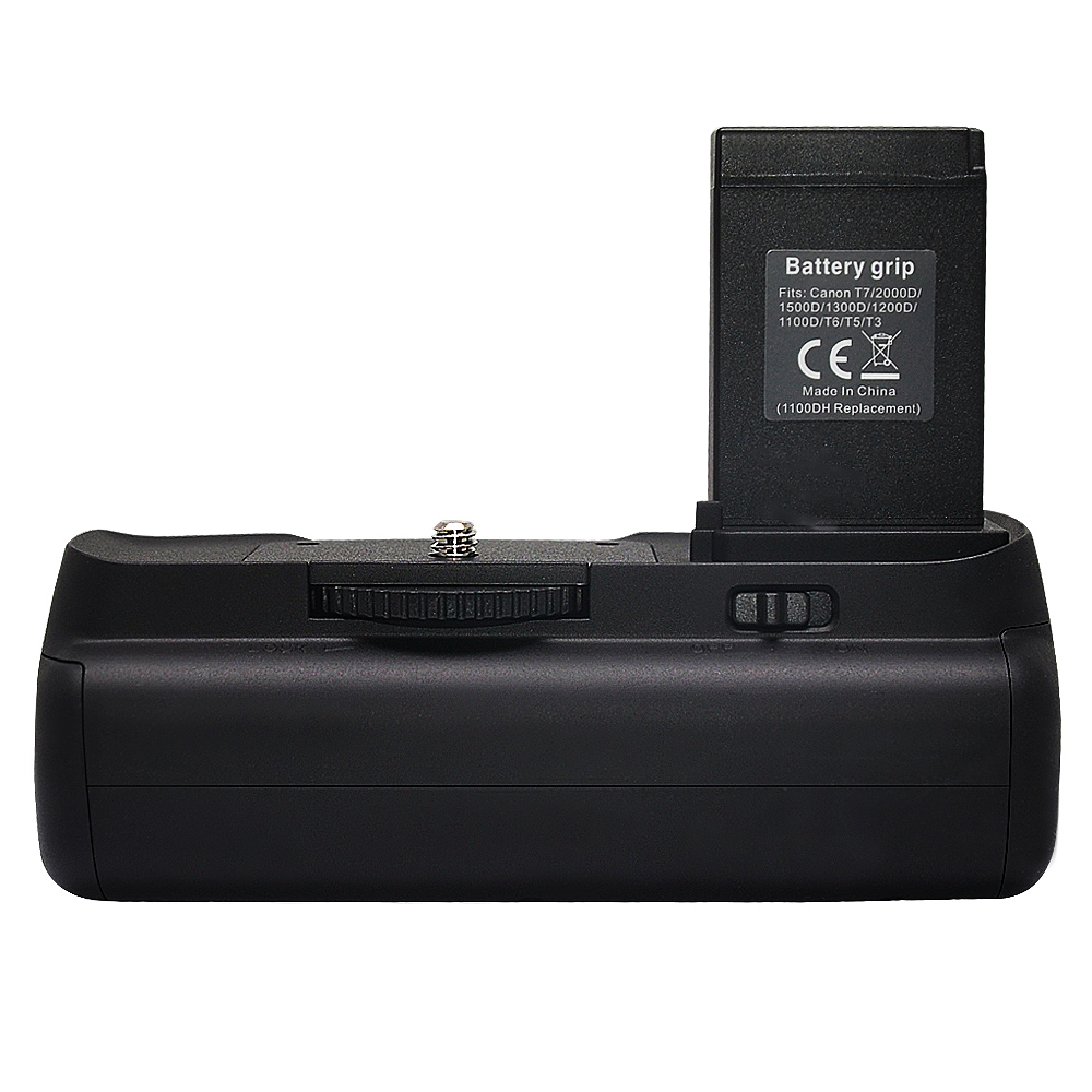 Mcoplus Vertical Battery Grip for Canon EOS 2000D /1500D / 1300D / 1200D / 1100D / Rebel T7 / T6 / T5 / T3 replacement as BG-E10