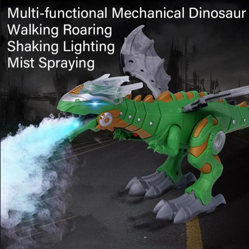 Brand Dinosaurus Speelgoed Voor Kinderen Speelgoed Led Spray Elektrische Dinosaurus Mechanische Pterosaurs Dinosaurus Speelgoed Voor Kinderen