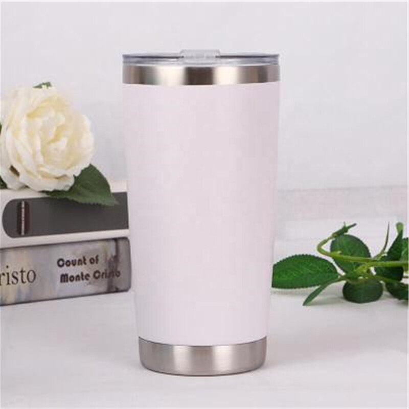 Travel Mug Double Stainless Steel Wall Vaccum Insulated Coffee Tumbler With Sealed Anti Leaking Lid Father's Day