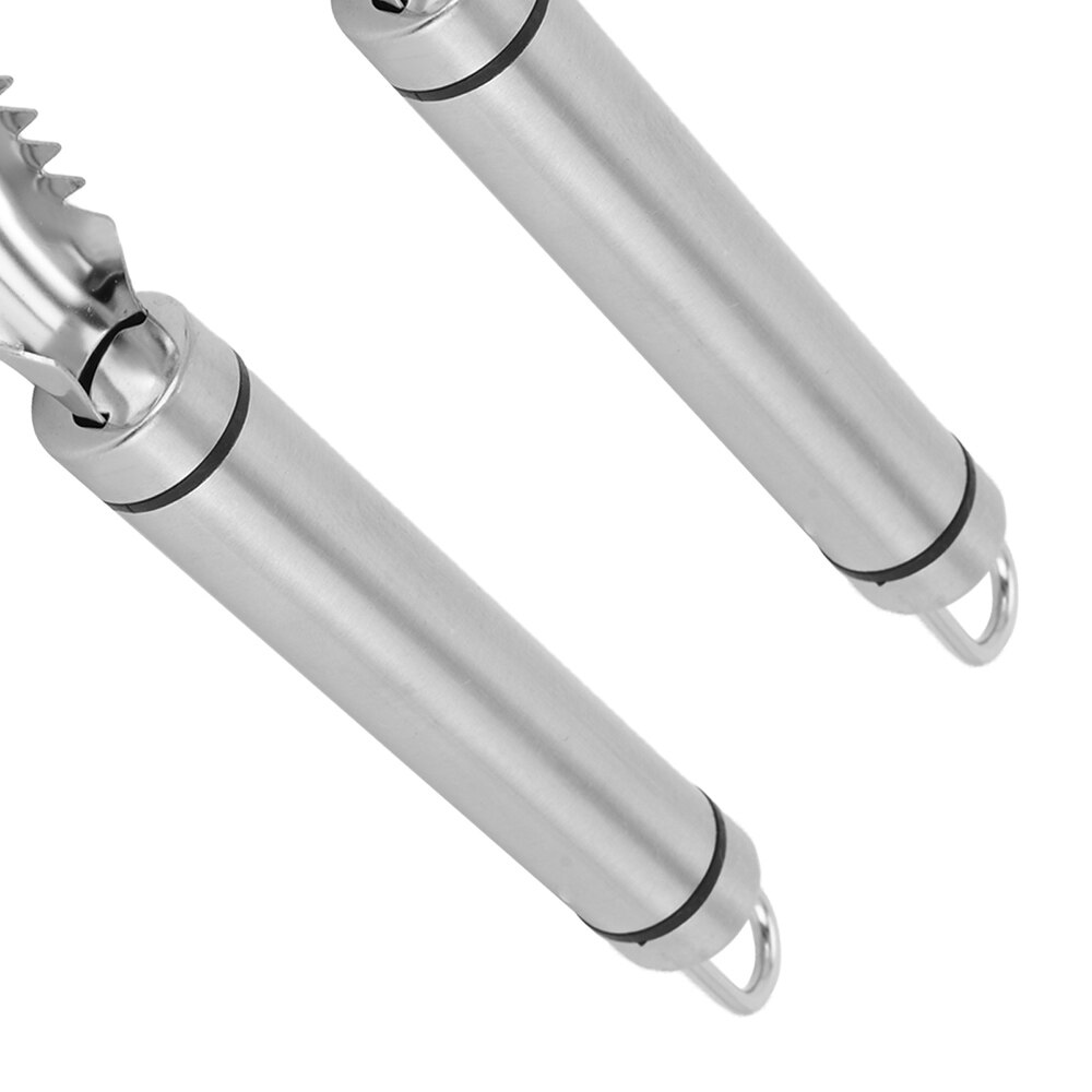 Fish Scale Scraper Stainless Steel Scale Planing Fish Bone Removal Forceps Hand-held Scraping Fish Processor Kitchen Accessories