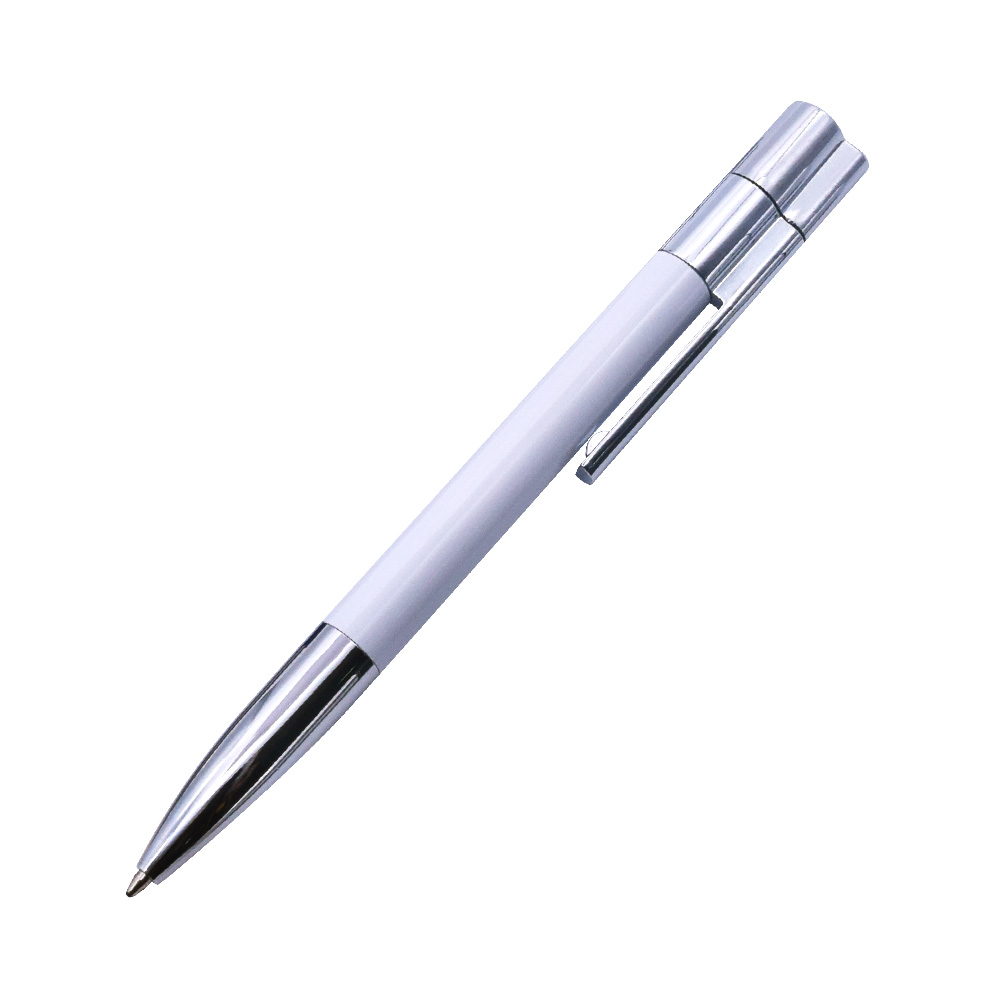 Balpen USB flash drive128GB pen drives 64GB Creatieve Business Waterdichte Pendrive 32GB Memory Stick 16GB Schijf: Black / 32 GB