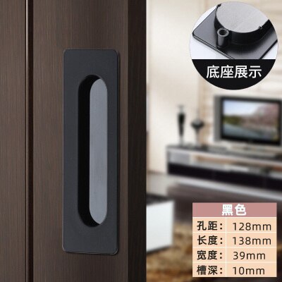 1 Pc Embedded Schuifdeur Handgrepen Verborgen Onzichtbare Kast Kledingkast Kabinet Push/Pull Handvatten Deur Hardware: 6