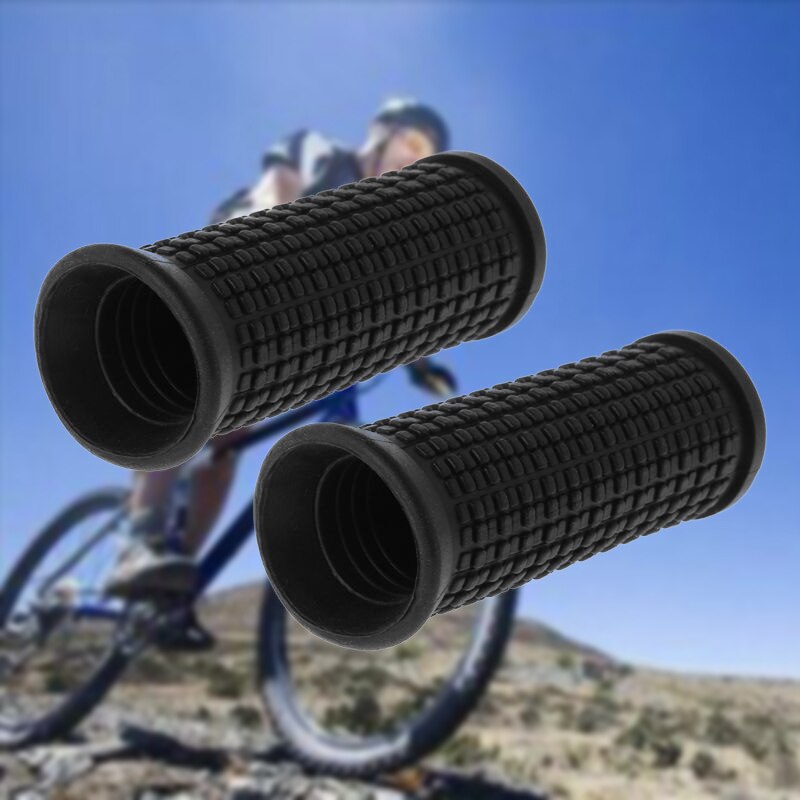 2 Stuks 70Mm Fiets Grips Korte Handvat Rubber Antislip Fietsen Scooter Mtb Fietsonderdelen
