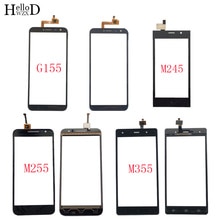 Painel da tela de toque móvel para dexp ixion g155 m245 m255 m355 touchscreen digitador da lente do painel sensor de vidro frontal 3 m cola toalhetes