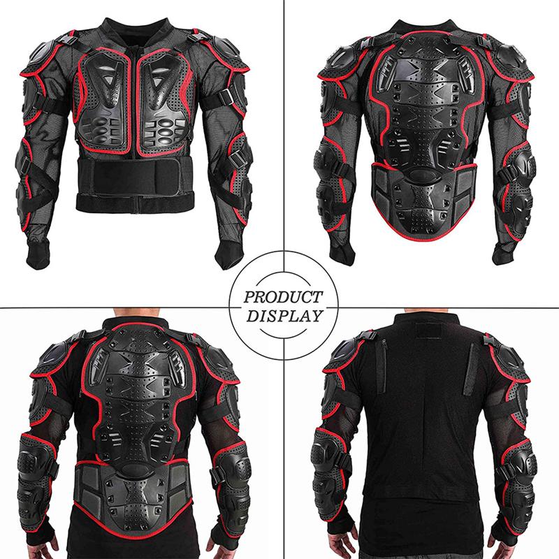 Motorcycle full body Armor jackets men elbow shoulder chest back pad protector Protection Protective Gear Clothing jackets