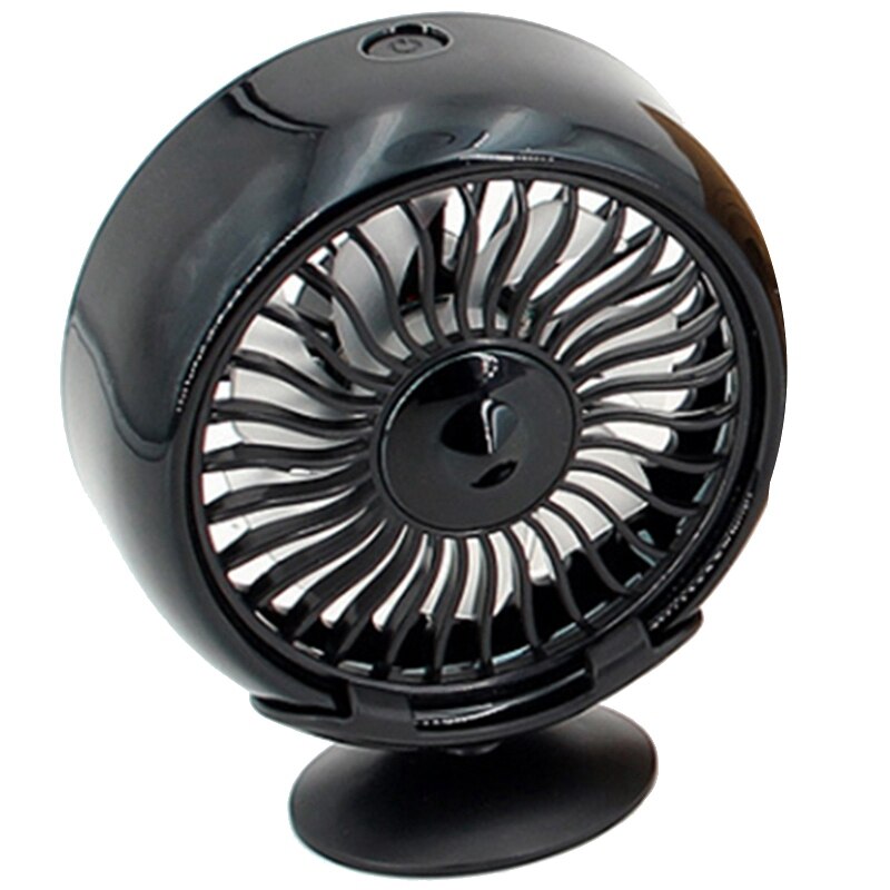 3 Speed Adjustment Usb Car Fan Air Conditioner Colorful Light Dashboard Cooling Fan