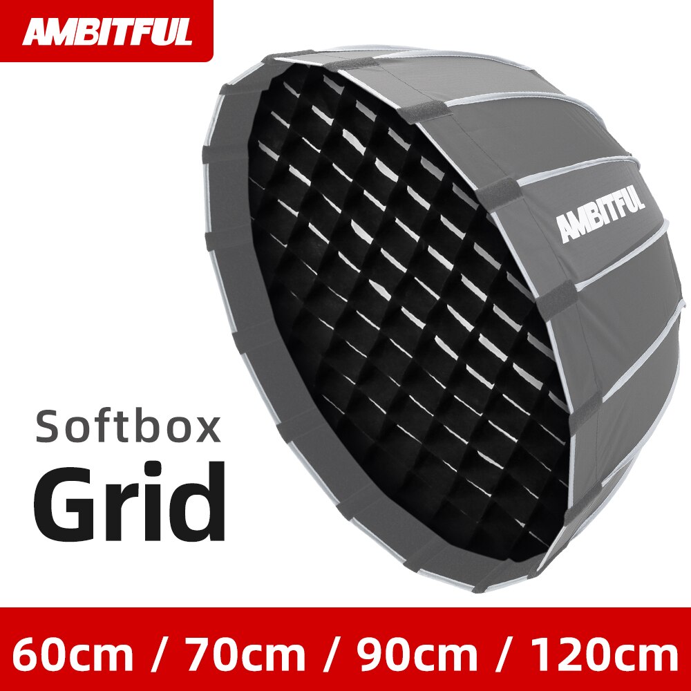 60cm 70cm 90cm 120cm softbox honeycomb gitter til godox qr -p70 qr-p90 qr-p120 p90l p90h p120l p120h honeycomb grid softbox