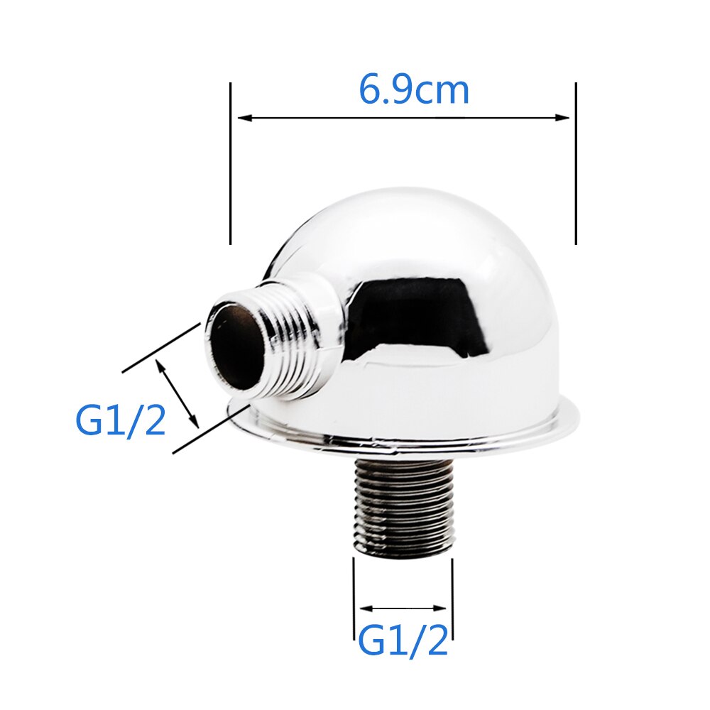 Abs forkrommet dusj  g1/2 " kobling badekar dusjkabinett rom tilbehør deler: Stor type -sp124b
