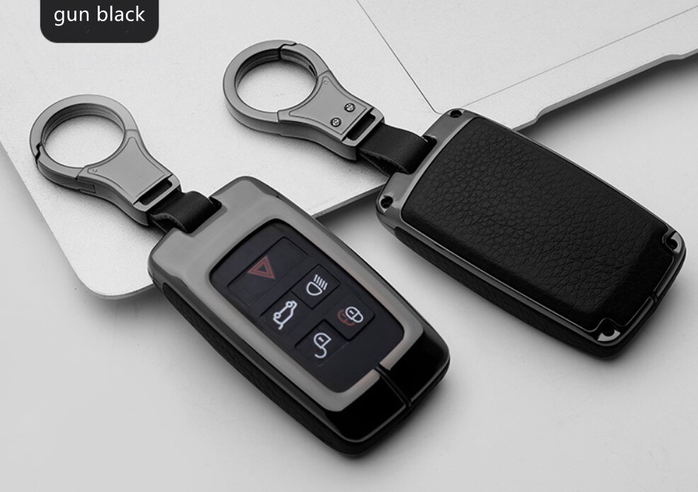 Autosleutel Geval Houder Sleutelhanger Voor Land Rover Range Rover Discovery 5 Sport Voor Jaguar Xel e-PACE