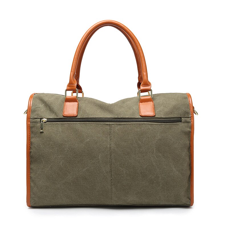 Atinfor Vintage Canvas Messenger Reistas Grote Capaciteit Carry Plunjezakken Bagage Tas