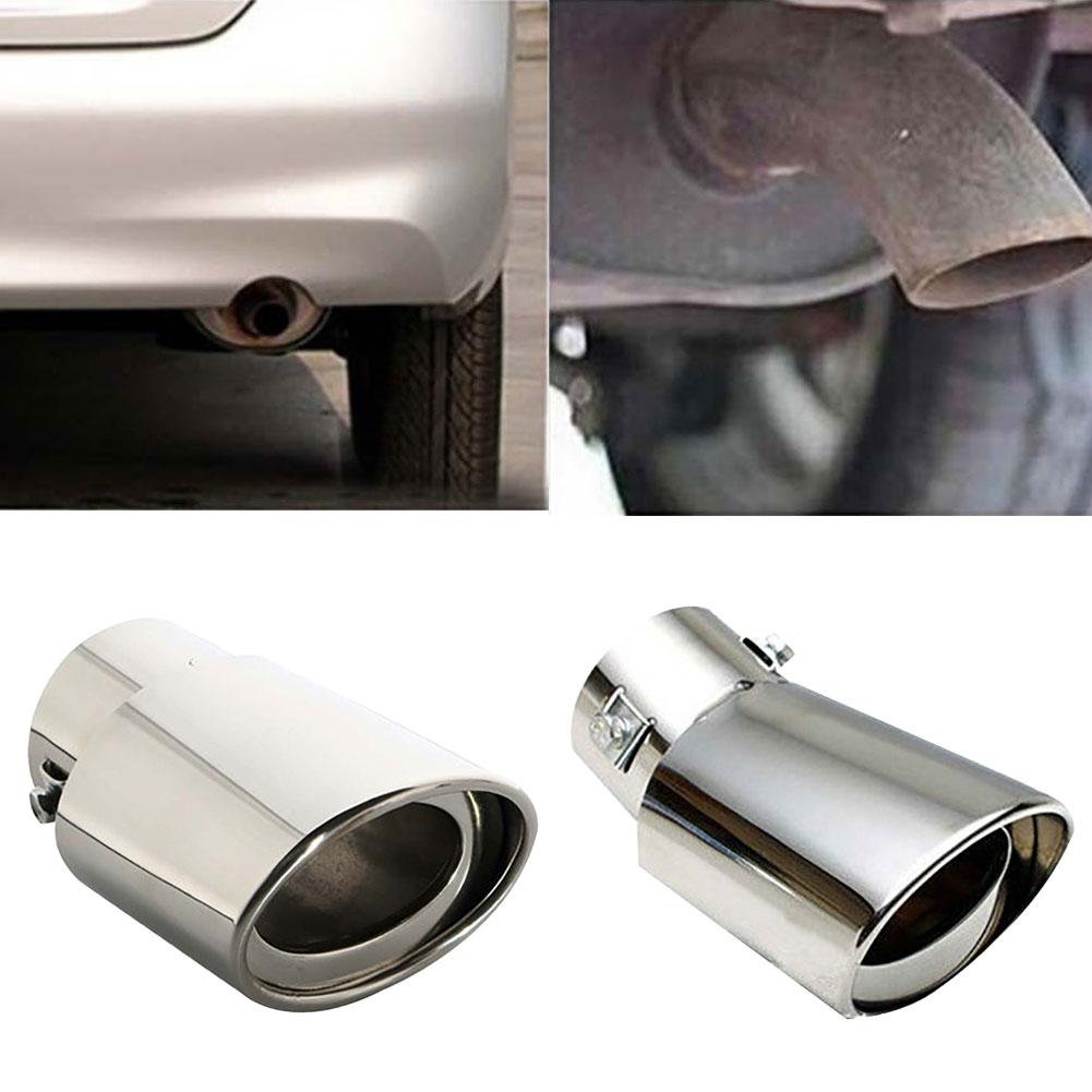 Embout de silencieux d&#39;échappement universel rond en acier inoxydable, pour voiture Peugeot 308 508 3008 4008 6008 301 206 307 406 407 207 208