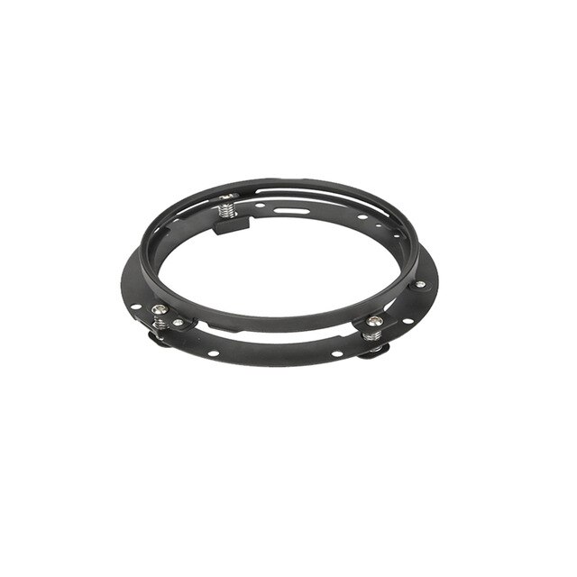 Motorcycle 7 inch LED Headlight for Harley Touring Ultra Classic Electra Street Glide Road King Yamaha Motorcycle Headlamp: Black bracket