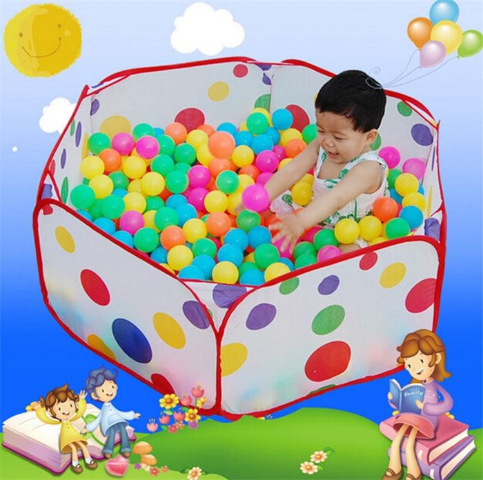 120 Cm Kids Draagbare Outdoor Indoor Fun Play Toy Tent Huis Playhut Hut Ballenbad Voor Kinderen 59*37*120 Cm