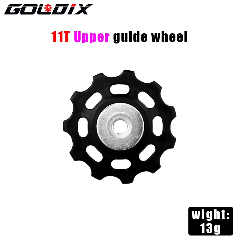 GOLDIX MTB Fahrrad Pulley Rad Nylon Faser 11T 12T Rennrad Jockey Schaltwerk Reparatur Kit für Shimano sram X01 XX1 GX NX: 11T Upper 1pcs