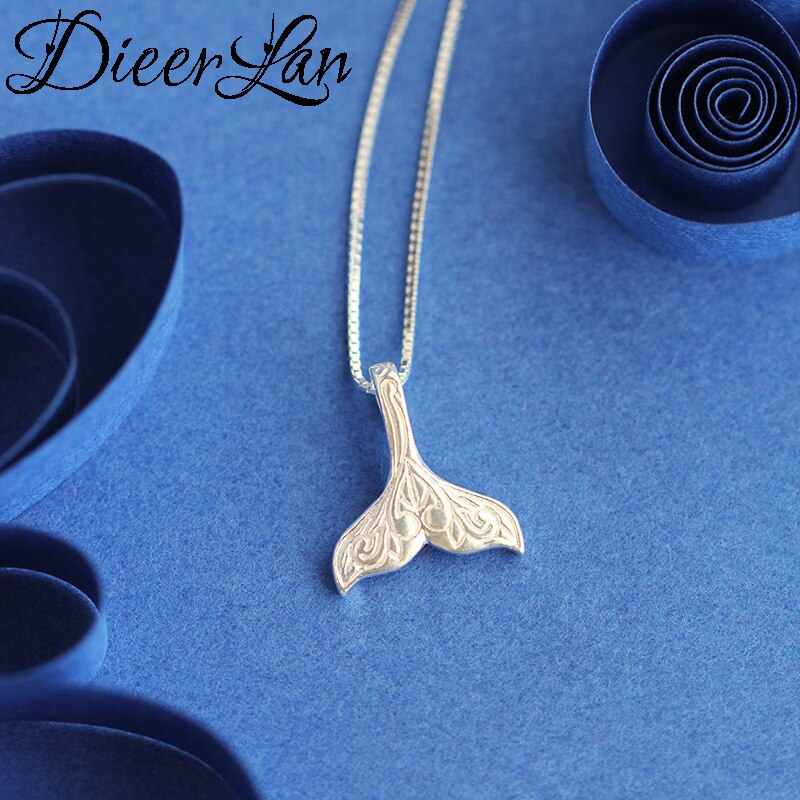 Dieerlan Bijoux Dubai Sieraden Sets 925 Sterling Zilveren Vis Mermaid Tail Kettingen Oorbellen Voor Vrouwen Meisjes Statement Sieraden