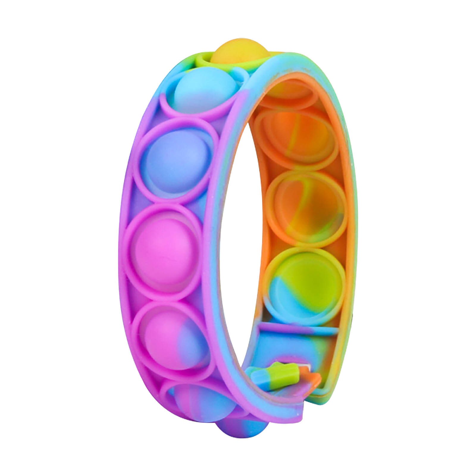 Zappeln Spielzeug für freundlicher drücken Popet Grübchen Armbinde Dekompression Spielzeug für Erwachsene Mädchen Antistress Presse seine blasiert Sensorischen Spielzeug: D
