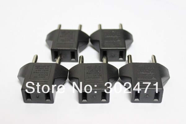 20pcs Adaptateur Prise - US vers UE Convertisseur Plat Rond