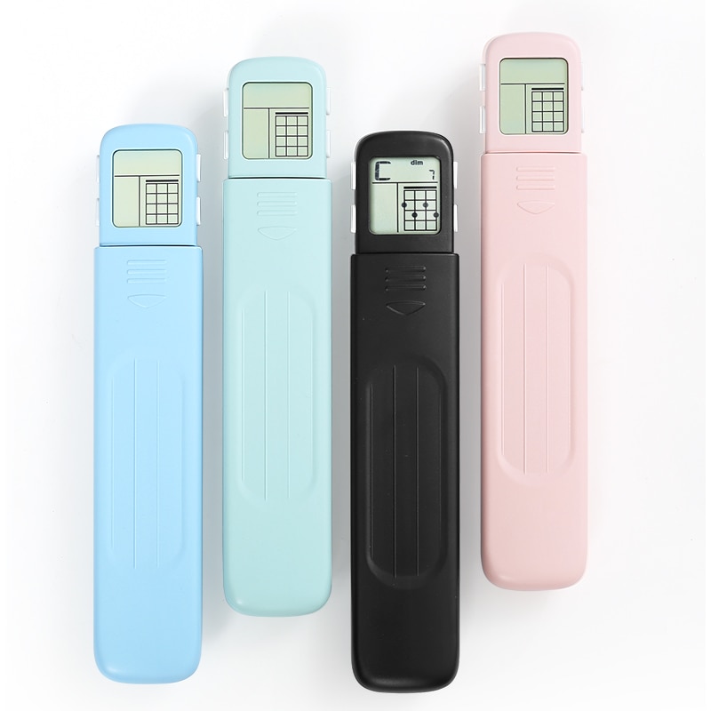 Portable 4-Tone Pocket Ukulele Chord Trainer Practice Tool Can Rotate Chord Diagram Screen Ukulele Finger Trainer For Beginners