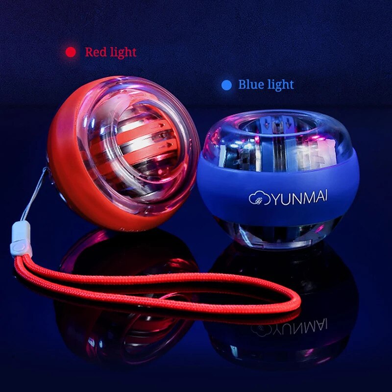 XIAOMI YUNMAI LED bola para la muñeca entrenador relajarse giroscopio bola Potencia muscular bola Gyro brazo ejercitador mano ejercitador equipos