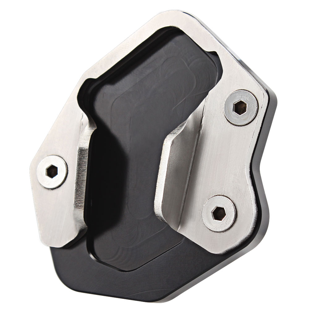 Motorcycle Side Kickstand Stand Extension Support Plate Aluminum For Triumph Tiger 800 XC XCX XCA XR XRX XRT 10-17
