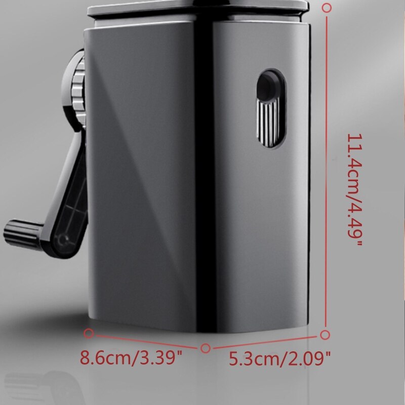 Long Point Pencil Sharpener Manual Art Pencil Sharpeners 9 Gears Adjustable Points for Charcoal Sketching Drawing Pencil