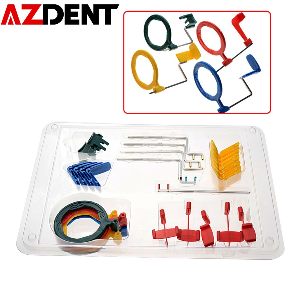 AZDENT Dental Intra Oral X-Ray Film Positioning System Complete Colorful FPS3000