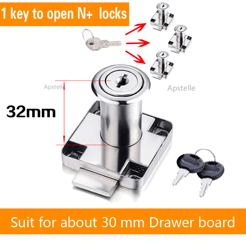 Lade Meubelslot Dezelfde Sleutel Garderobe Kastdeur Locker Bureau Brief Brievenbus Cam Sloten Hardware: Rood