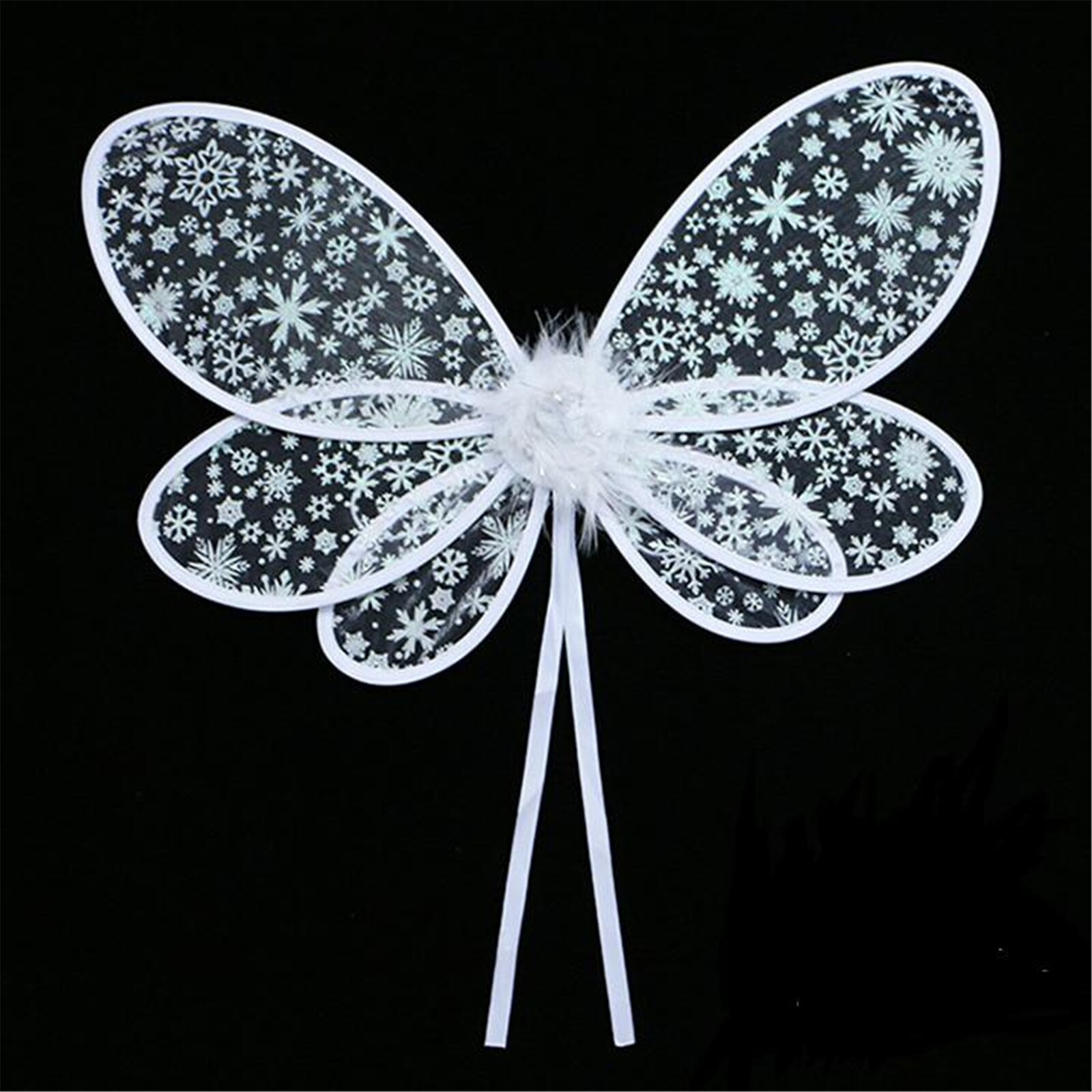 Meisjes Vlinder Vleugels Voor Fairy Kostuums Halloween Party Cosplay Prinses Vleugels Vrouwen Meisje Fairy Elf Prinses Engelenvleugels: WHITE