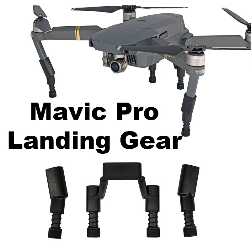 Landingsgestel Kits voor DJI Mavic Pro Platinum Drone Protector Guard Verhoogde Verlengen Been voeten met Lente Schokbestendig Onderdelen