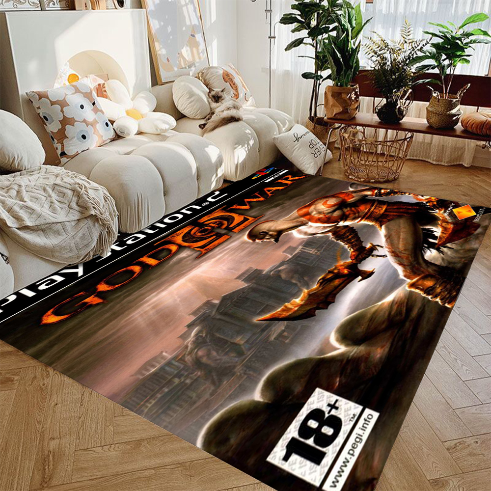 Clássico emocionante jogo tapete G-GTA gamer tapete para casa sala de estar quarto tapete anti-skid área jogos decoração do quarto tapete: 91X152CM / ROXO