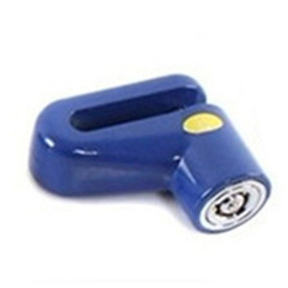 Anti-theft Disk Brake Rotor Lock For Scooter Bike Bicycle Motorcycle SafetyLock For Scooter Motorcycle Bicycle Safety: Blue