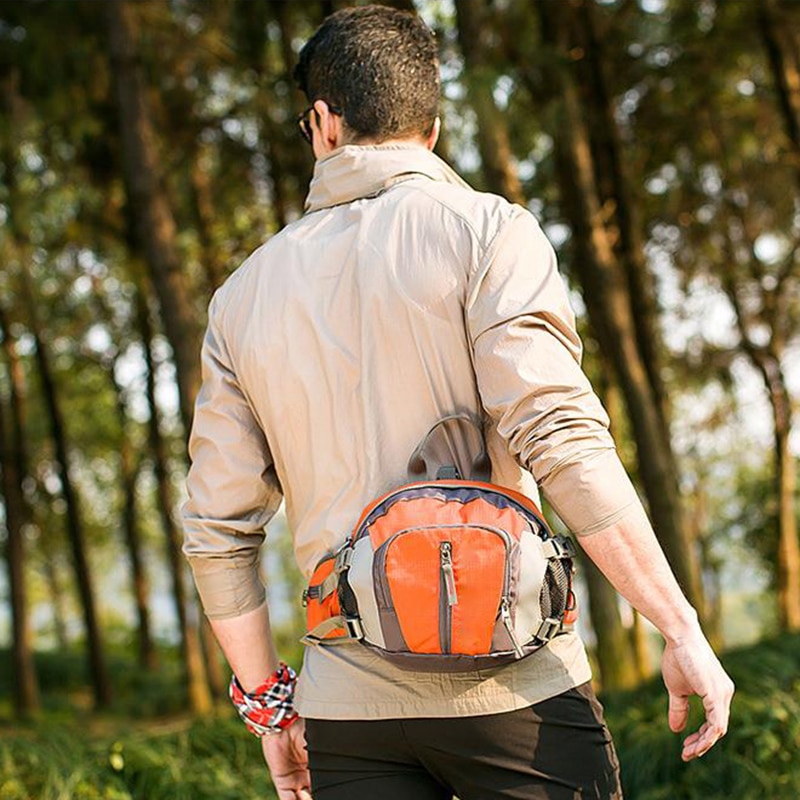 Waterproof Fly Fishing Waist Pack Crossbody Sling Bag Lure Tackle Bag BHD2