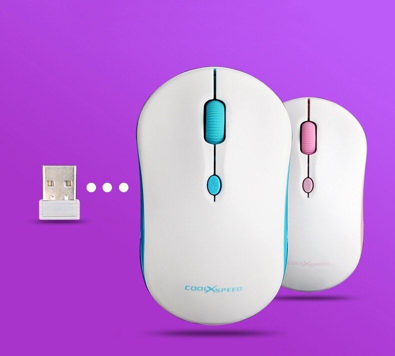 COOLXSPEED KM5808 2.4G USB Wireless Keyboard and Mouse Set Mute Waterproof Wireless Keyboard and Mouse Combo