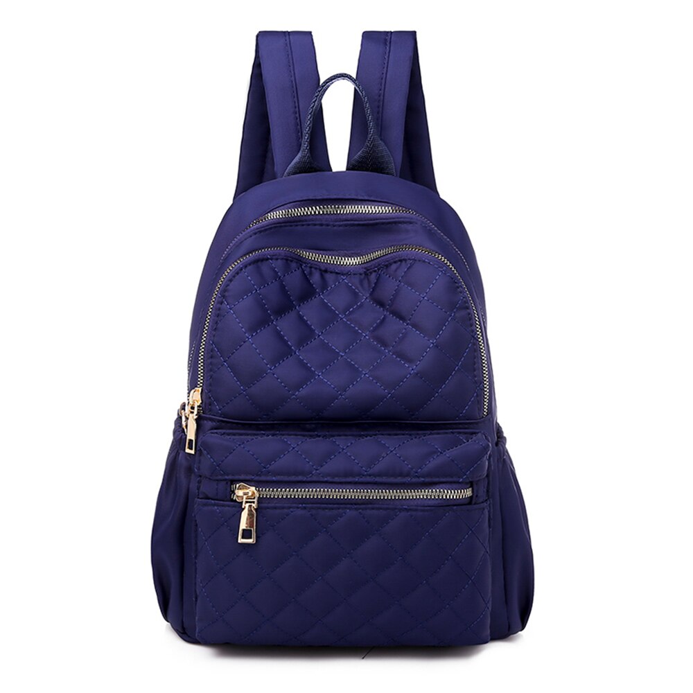 Shujin mulheres de grande capacidade simples à prova dwaterproof água à prova dbackpack água saco estudante mochila anti roubo mochila feminina alta qualidade para viagens: Azul